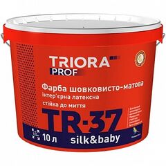 ინტერიერის საღებავი TRIORA TR-37 silk and baby 10 ლ