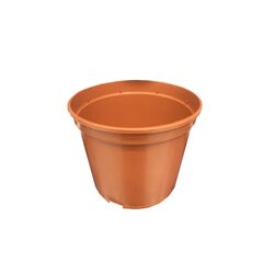 Plastic pot Aleana 12x9 cm terracotta