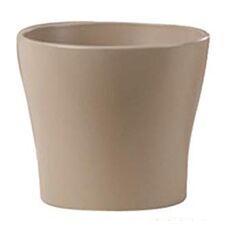 Ceramic flower pot Scheurich 808/21 COVER-POT TAUPE