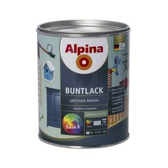 ფერადი ემალი Alpina Buntlack B3 SM გამჭვირვალე 0,75 ლ