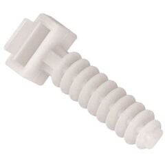 Cable dowel EKF PROxima 6х35 mm white 100 pc