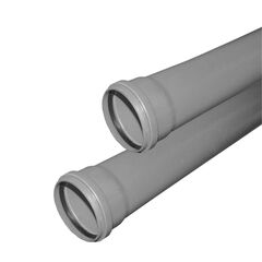 Internal sewerage pipe  HAKAN 100X1000 PP HT S20 GRAY