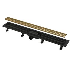 Душевой трап Alca Drain APZ10BLACK-650BRASS