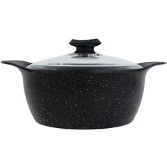 Pan with lid OMS GRANIT 25073 22x12 cm 3.7 l