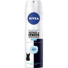 სპრეი დეოდორანტი Nivea Pure Invisible protection for black and white 150 მლ