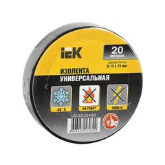 Лента изоляционная IEK черная 20 м