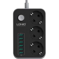 Удлинитель LDNIO SE3631 3 2м 6 USB-А