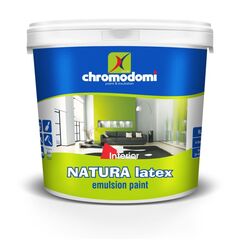 საღებავი წყალდისპერსიული Chromodomi Natura Latex 0.75 ლ თეთრი