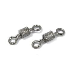 Карабинчики Namazu Rolling Ribbed Swivel BN №10 10 шт