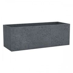 Горшок уличный Scheurich 240/80 C-CUBE LONG STONY BLACK