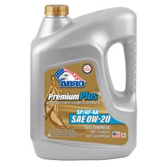 Motor oil Abro Premium Full Synthetic Sae 0W-20 4 l (MO-FS-0-20-SNP-4L-F)