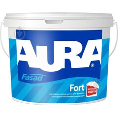 საღებავი აკრილის AURA Fasad Fort TR  9ლ