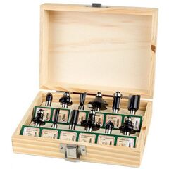 Router bits set Tolsen 75680 12 pcs