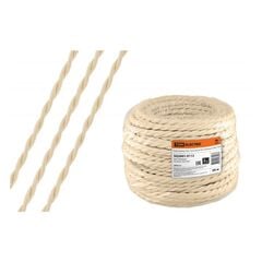 Retro wire TDM Eco 2x2.5 twisted GOST beige