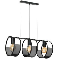 Chandelier Luminex Siner 1377 3x60W E27 black