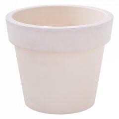 Plastic pot Aleana Gamma 26x22cm white rose 7 L