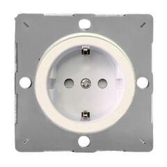 Розетка Varilight EG5FWY.MW Schuko с заземлением белый матовый