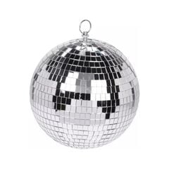 Christmas toy mirror ball 12 cm silver