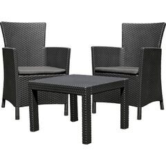 Set of garden furniture Allibert Rosario graphite