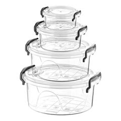 Set of containers for products Irak Plastik HOME DESIGN SA-698 4 pc