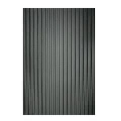 Wall panel MDF Super Profil 12117 2800x117x12 mm 0.3276 m² black