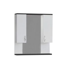 Cabinet with mirror Denko Trend 80 white/anthracite gray