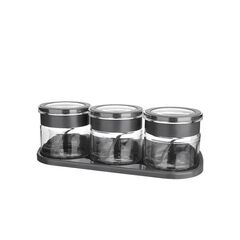 Jar with plastic spoon TITIZ 3pcs KC-318 28390