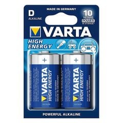 ელემენტი VARTA High Energy D Alkaline 2 ც