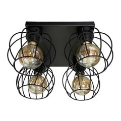 Ceiling lamp LUMINEX Laps 4 E27 metal black ball 221