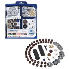 Accessory Set Dremel EZ SpeedClic 2615E725JA 70 pcs