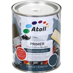 Anticorrosion primer Atoll ГФ-021 0.9 kg white