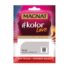 Краска-тест интерьерная Magnat Kolor Love 25 мл KL16 темно серая