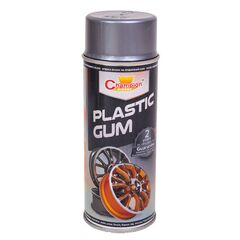 Spray paint Champion Plastic Gum RAL 9006 400 ml silver