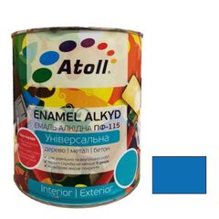 Enamel Atoll ПФ-115 2.6 kg blue