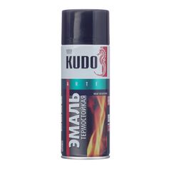 Heat-resistant enamel KUDO KU-5002 black 520ml