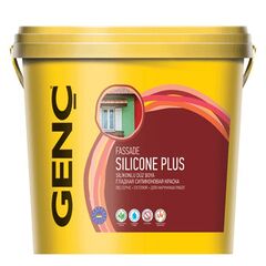 ექსტერიერის საღებავი სილიკონის Genc Silicone Plus 7.5 ლ