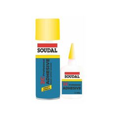 Two-component instant adhesive Soudal 2C 400 ml + 100 g