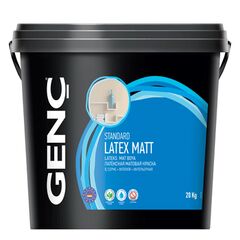 Краска для интерьера силиконовая Genc Standart Latex Mat 7.5 л