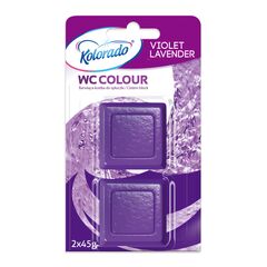 Таблетка для бачка унитаза cирень Kolorado WC Colour 2x45 г