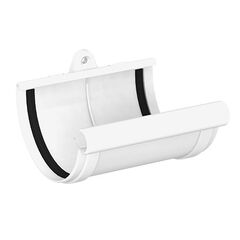 Gutter union Giza 120 mm white (10.120.02.001)