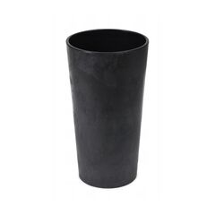 Flower pot black Lamela LILIA ECO 9,5 l