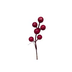 Decoration New Year's berries 202404GU336 15 cm