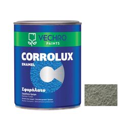 Anticorrosive enamel for metal Vechro Corrolux hammered N 80 silver semi gloss 750 ml