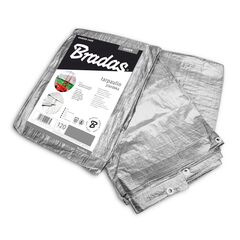 Reinforced tarpaulin Bradas SILVER 4x6m 120 g