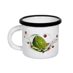 Mug enameled white 0.40 l 0103/2