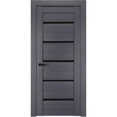 კარის ბლოკი Terminus ELIT PLUS Antracit №111 38x700x2150 mm. შუშა შავი