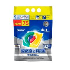 Clothes detergent in capsules Wash&Free 2980 75pcs