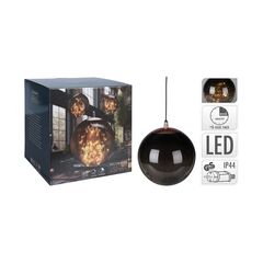 Christmas decoration ball 25 cm 125 Led gray