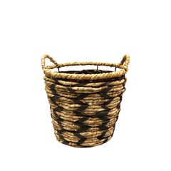 ქოთანი მოწნული Mega Collections ZigZag Potato Basket Dark Brown D26H23