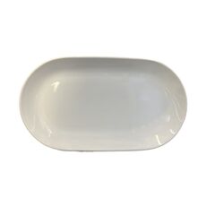 Oval plate COLOUR-WHITE-12 17cm